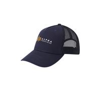 ALPHA INDUSTRIES Alpha Label Trucker Cap Camiseta, Rep.Blue, ohne Unisex Adulto