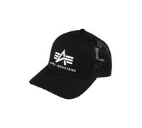 ALPHA INDUSTRIES Gorra negro / blanco, Talla 55-60