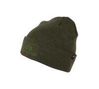 Alpha Industries Velcro Beanie Sombreros Talla onesize - Verde oscuro