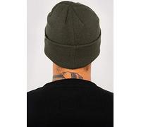 ALPHA INDUSTRIES - Gorro de Punto - para Hombre Gris Oscuro Talla única