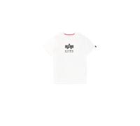 Alpha Industries Grunge Logo T-Shirt Camisetas Talla L - Blanco