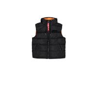 Alpha Industries Hooded Faux Down Puffer Vest Chalecos Talla 3XL - Negro
