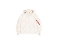 Alpha Industries Hooded Logo Puffer Chaquetas de invierno Talla S - Blanco