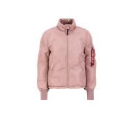 Alpha Industries Hooded Logo Puffer Chaquetas Talla XL - Rosa