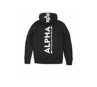Alpha Industries Backprint Hoodie Sudaderas con capucha Talla 2XL - Negro
