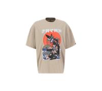 Alpha Industries Japan Warrior T-Shirt Camisetas Talla XL - Beige