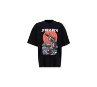 Alpha Industries Japan Warrior T-Shirt Camisetas Talla XS - Negro