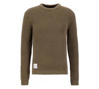 Alpha Industries Acid Pullover Punto para hombres Talla L - Verde