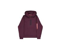 Alpha Industries Alpha Puff Print Hoodie Sudaderas con capucha Talla L - Rojo