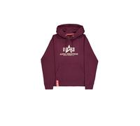Alpha Industries Basic Big Logo Hoodie Sudaderas con capucha Talla S - Rojo
