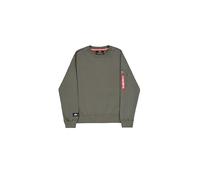 Alpha Industries Label Back Print Sudadera para Hombre Dark Olive L