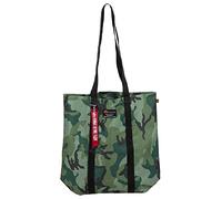 Alpha Industries Label Shopping Bag, Bolsa de Compra Unisex Adulto, Olive Camo, Talla única