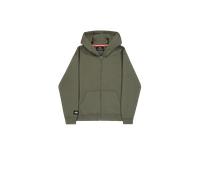 Alpha Industries Label Zip Back Print Hoodie Sudaderas con capucha Talla L - Verde