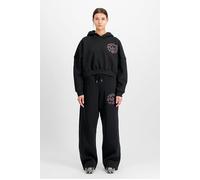 Alpha Industries Logo Hoodie Black Talla: L | Sudaderas con Capucha Outlet | Mujer | Negro