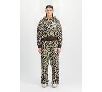 Alpha Industries Logo Hoodie Camo Olive Leo Camo Talla: M | Sudaderas con Capucha Outlet | Mujer | Verde