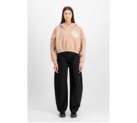 Alpha Industries Logo Hoodie Dusty Coral Talla: S | Sudaderas con Capucha Outlet | Mujer | Naranja