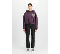 Alpha Industries Logo Hoodie Plum Talla: XS | Sudaderas con Capucha Outlet | Mujer | Magenta