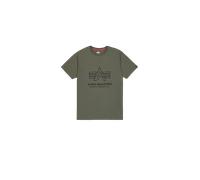 Alpha Industries Logo Print T-Shirt Camisetas Talla 4XL - Verde