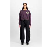 Alpha Industries Logo Sweater Plum Talla: S | Outlet | Mujer | Magenta