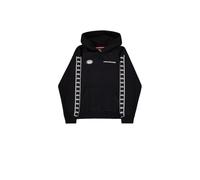 Alpha Industries Logo Track Tape Sudadera con Capucha para Hombre Black 3XL