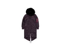 Alpha Industries Long Fishtail Field Jacket Chaquetas de invierno Talla L - Ciruela