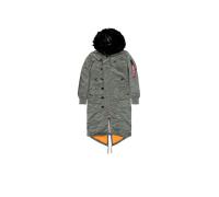 Alpha Industries Long Fishtail Field Jacket Chaquetas de invierno Talla M - Verde