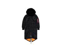 Alpha Industries Long Fishtail Field Jacket Chaquetas de invierno Talla S - Negro