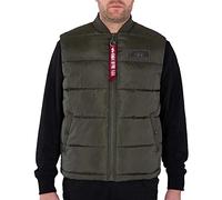 ALPHA INDUSTRIES LW Chaleco, Verde (Dark Olive-142), L para Hombre
