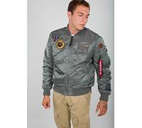 Alpha Industries MA-1 Air Force Chaqueta, Verde (Olive-11), L para Hombre