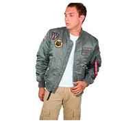 ALPHA INDUSTRIES MA-1 Air Force Chaqueta, Verde (Vintage Green-432), XL para Hombre