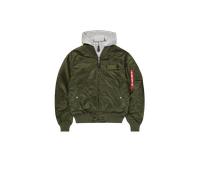 Alpha Industries MA-1 D-Tec Hood Chaquetas bomber Talla 2XL - Verde oscuro