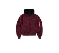 Alpha Industries MA-1 D-Tec Hood Chaquetas bomber Talla 3XL - Rojo