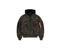 Alpha Industries MA-1 D-Tec Hood Slim Chaquetas bomber Talla S - Verde oscuro