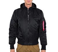 ALPHA INDUSTRIES MA-1 D-Tec SE Chaqueta, Negro (Black/Black-515), M para Hombre