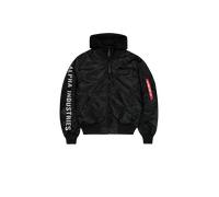 Alpha Industries MA-1 D-Tec Sleeve Embroidery Chaquetas bomber Talla 3XL - Negro/Reflejo