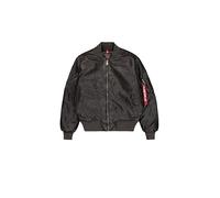 ALPHA INDUSTRIES Ma-1 Faux Leather Vintage Chaqueta bomber Hombre (Pack de 1)