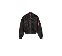 Alpha Industries MA-1 FL Vintage Chaqueta bomber para mujer Black S