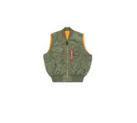 Alpha Industries MA-1 Vintage Vest Chaquetas bomber Talla S - Verde oliva