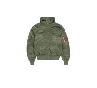 Alpha Industries MA-1 Hooded Chaquetas bomber Talla S - Verde oliva