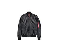 Alpha Industries MA-1 Leather Chaquetas de cuero Talla M - Negro