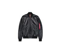Alpha Industries MA-1 Leather Chaquetas de cuero Talla XS - Negro