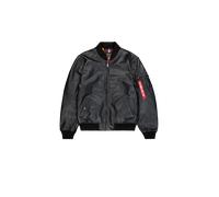 Alpha Industries MA-1 Leather LF Chaquetas de cuero Talla L - Negro