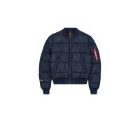 Alpha Industries MA-1 Logo Puffer Chaquetas de invierno Talla S - Azul oscuro