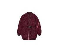 Alpha Industries MA-1 Long Chaqueta bomber para mujer Dark Cherry XS