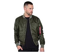 ALPHA INDUSTRIES MA-1 LW AR Chaqueta, Verde (Dark Green-257), L para Hombre