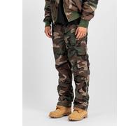 Alpha Industries MA-1 Nylon Camo Pant Pantalones Talla XS - Camuflaje de bosque