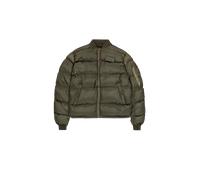 Alpha Industries MA-1 Puffer Back Embroidery Logo Chaquetas de invierno Talla M - Verde