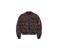 Alpha Industries MA-1 Puffer Bomber Camo Chaquetas de invierno Talla L - Camuflaje de oliva