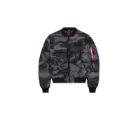 Alpha Industries MA-1 Puffer Bomber Camo Chaquetas de invierno Talla L - Camuflaje negro
