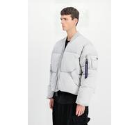Alpha Industries Ma-1 Puffer Uv Pastel Grey Talla: XXL | Chaquetas de Invierno Outlet | Hombre | Gris